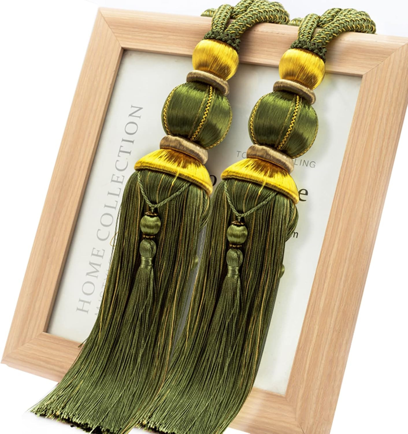 Paired Lantern Single Hanging Ball Tassels Curtains Buckle Sling Binding Lantern