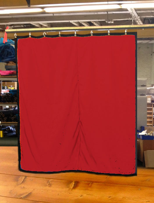 Red Curtain/Stage Backdrop/Partition, Non-FR, 12 H x 11 W