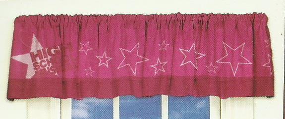 HSM High School Musical Flaming Starburst Curtain Valance