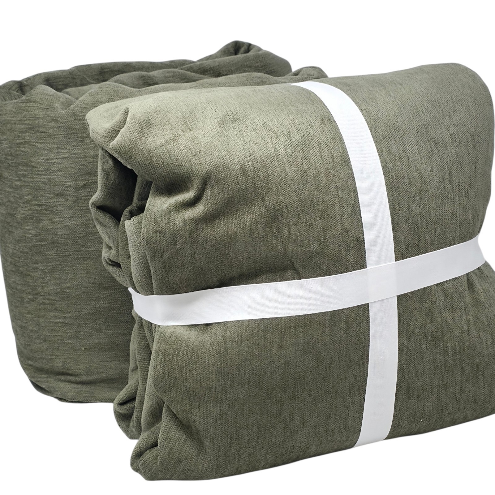 Pottery Barn Cozy Cloud Set Of 2 Double Wide Blackout Curtains 100×84 Loden