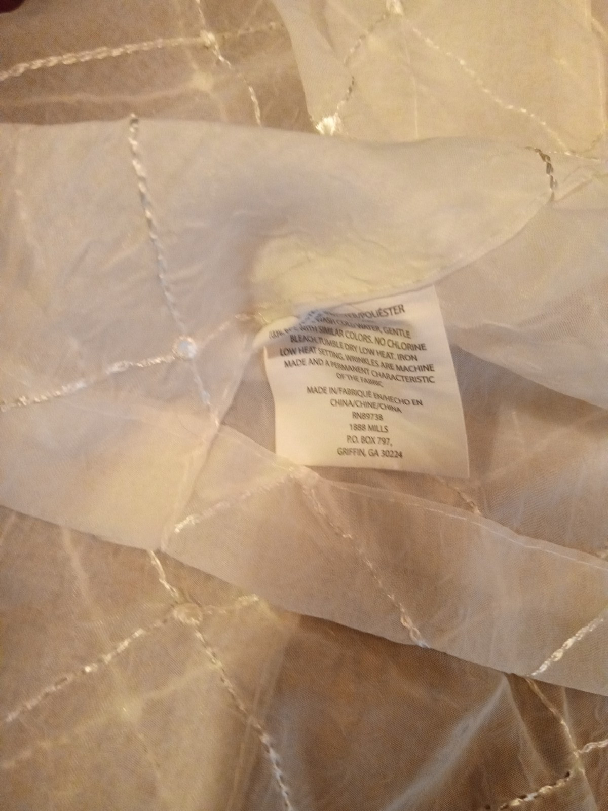 Vintage Set 2 White Sheer Embroidered Curtain Panels Rod Pocket 51×83 (102 Width