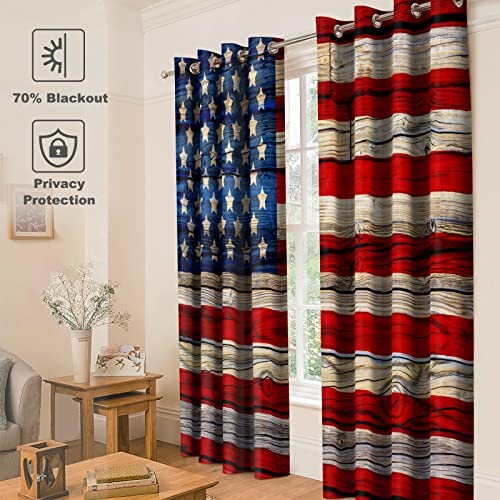 American Blackout Curtains United States 52″W x 84″L (Pack of 2) Flag