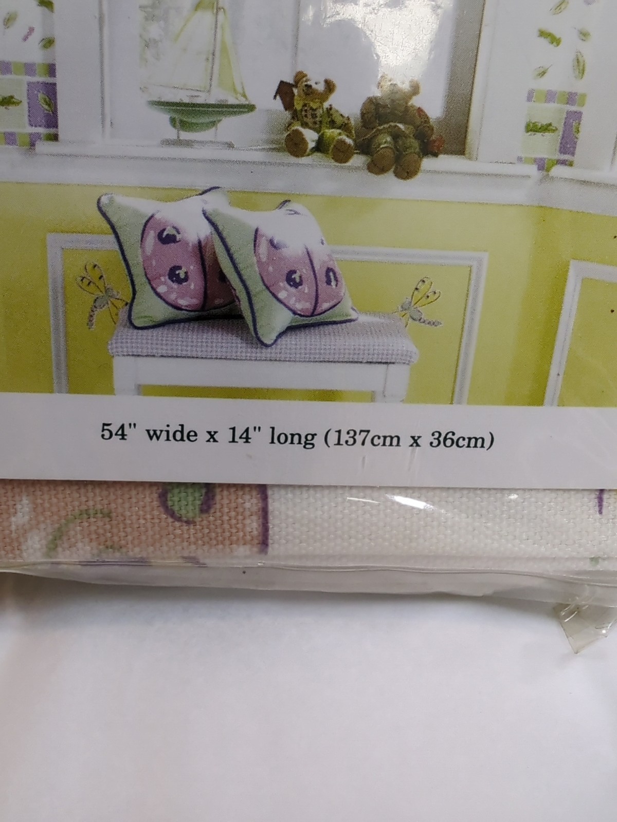 Waverly For Kids Busy Bee Valance, 54” X 14” 2 Packages New In Bag X2