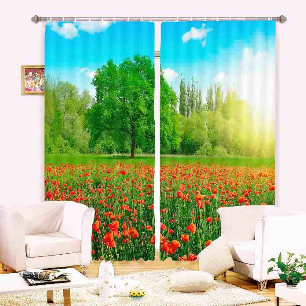 Exhortation Wording 3D Curtain Blockout Photo Printing Curtains Drape Fabric
