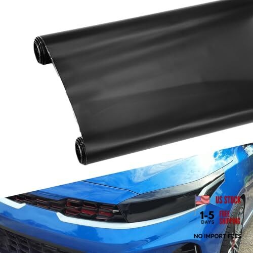 Car Light Tint Film, Headlight Tint, 12×48 Inches Vinyl Self-Adhesive Car Tail