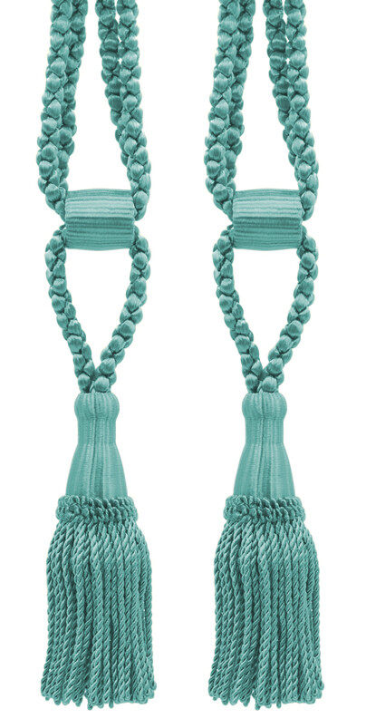 DÉCOPRO Tassel Tieback, Adjustable Cord Length, Color# M17 [Set of 2]