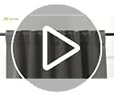 100% Blackout Curtain Panels, Rod Pocket Window Curtains with Black Liner for Nu