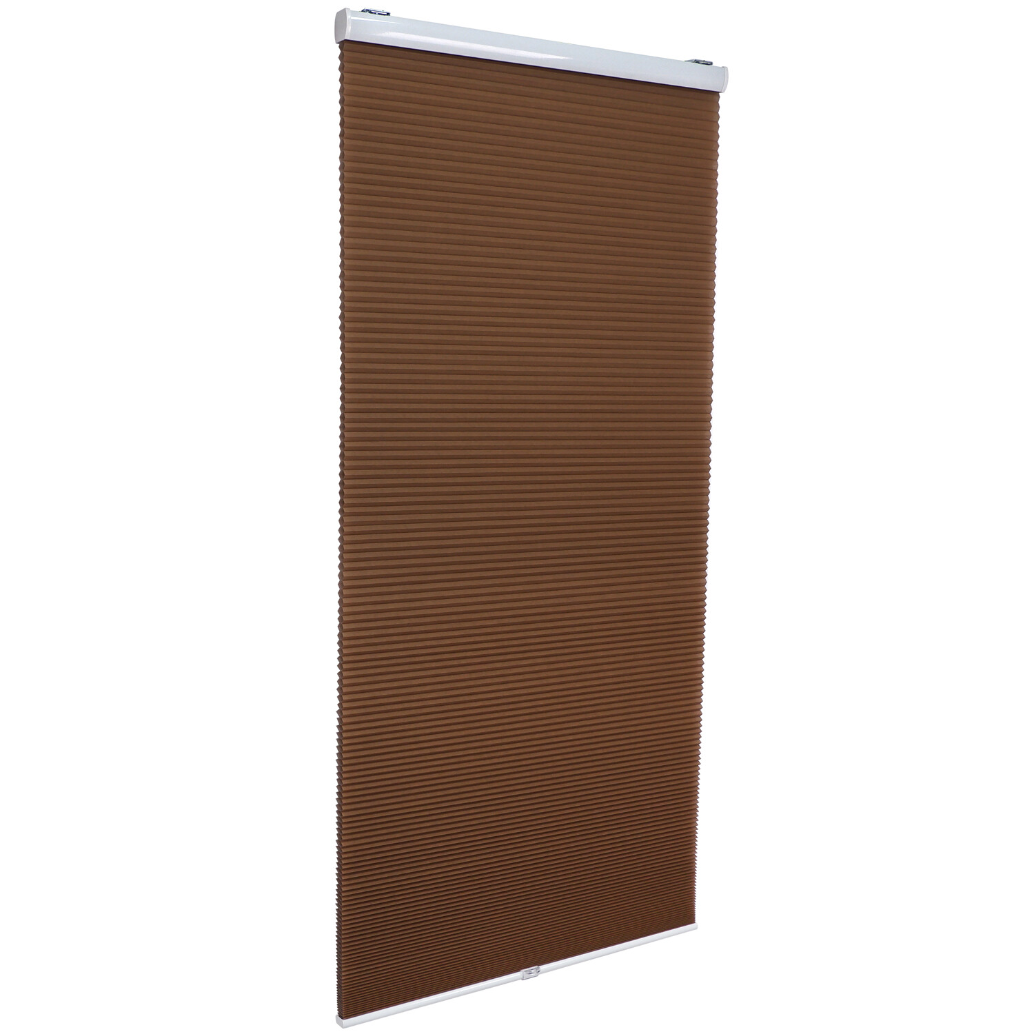 Coffee Privacy & Light Filtering Cordless Cellular Shades Window Blinds- 67″ W X