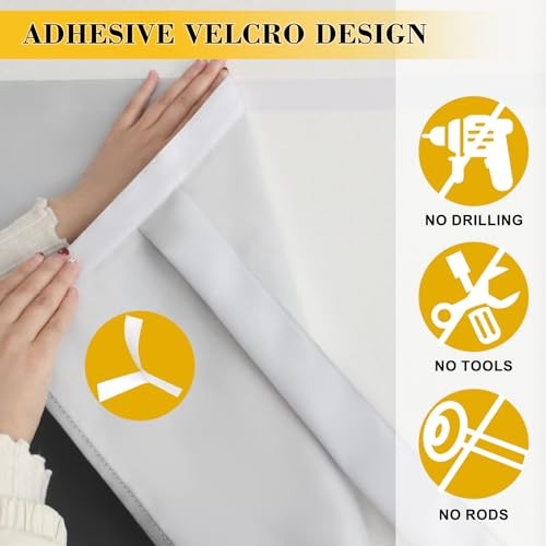 Ombre Room Darkening Black 26″W x 42″L (Pack of 1) Black and Greyish White