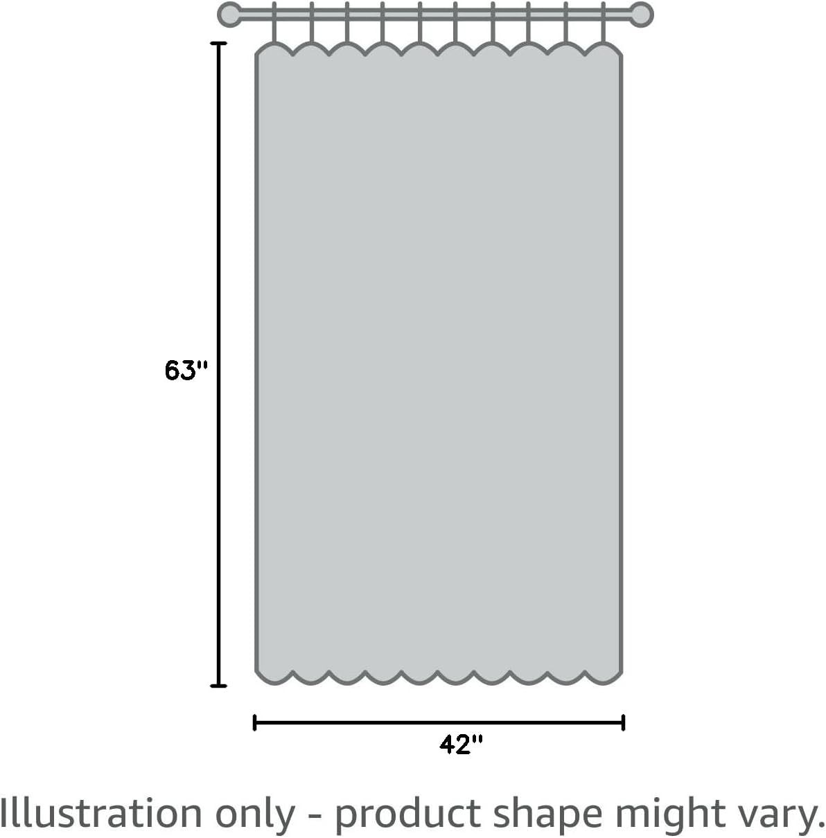 Blackout Curtains for Bedroom– Thermal 42″W x 63″L (Pack of 2) Beige