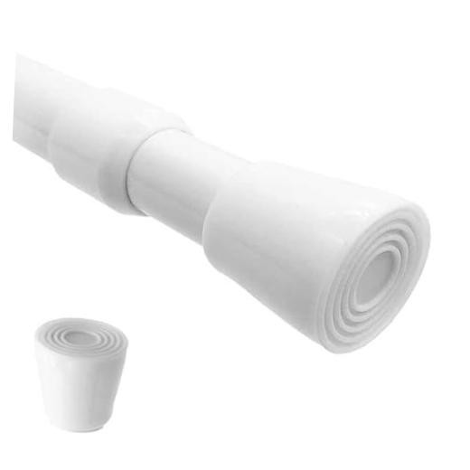 AIJIEGUANG Spring Tension Curtain Rods 28-43in Spring Load Adjustable