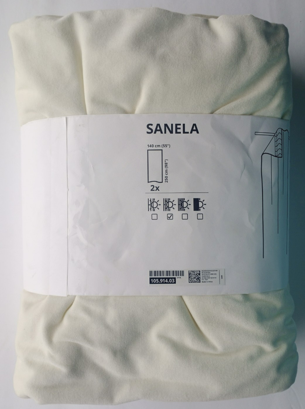 NEW IKEA SANELA Room Darkening Curtains Cotton VELVET U Pick Color**See Length**