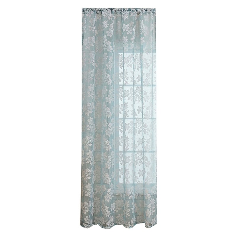 Easy Caring Polyester Sheer Curtain Any Season Rod Pocket Designs For Privacy