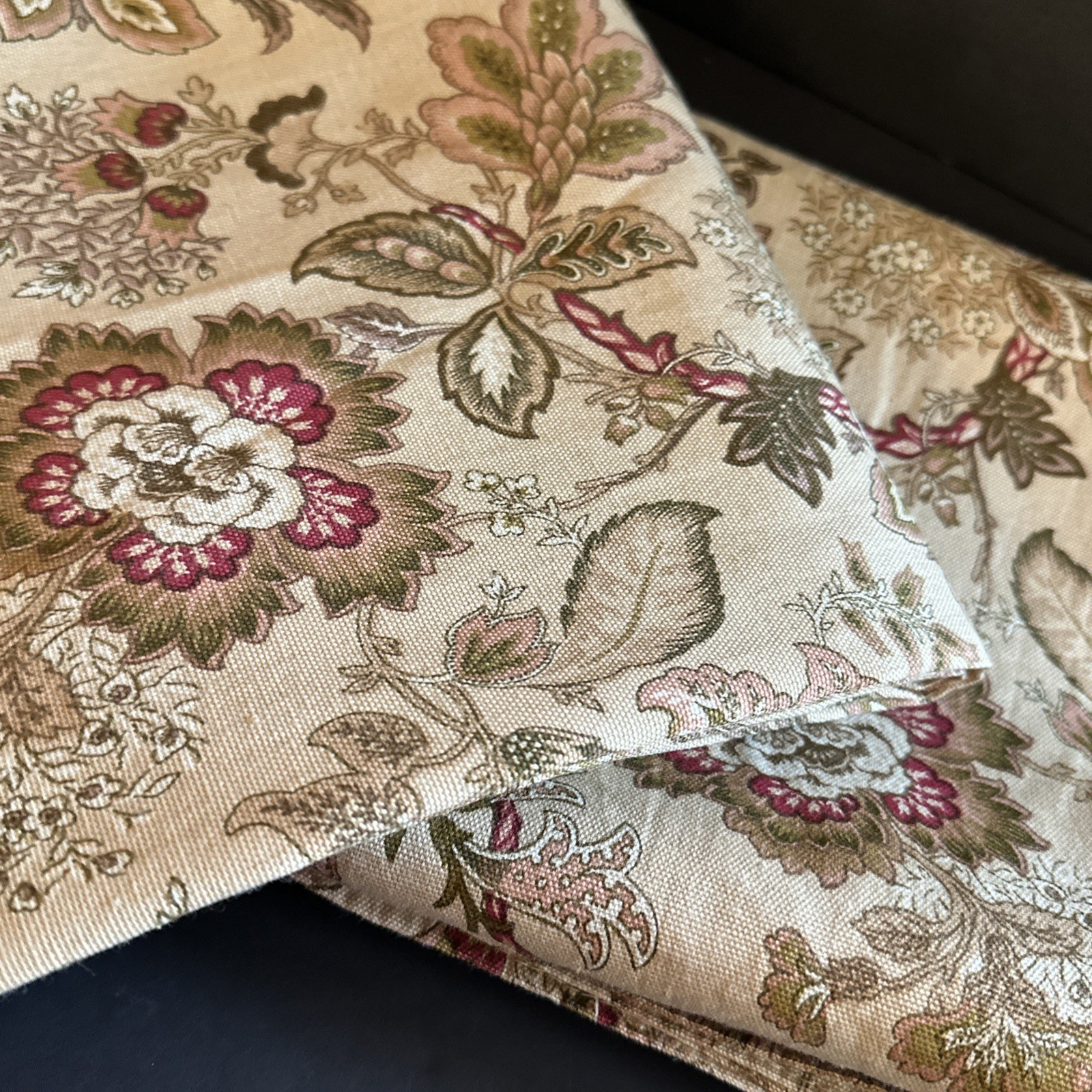 Traditions By Waverly Navarra Modern Farmhouse Panels Pair 40×83 Jacobean Floral