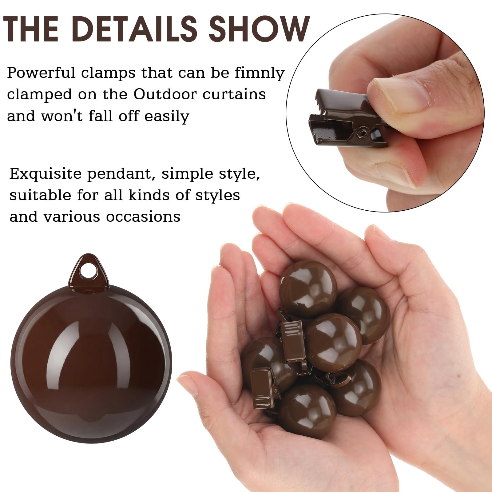 Shimeyao 12 Pack 3.6 oz Outdoor Curtain Weights Heavy Duty Drapery Shower Cur…