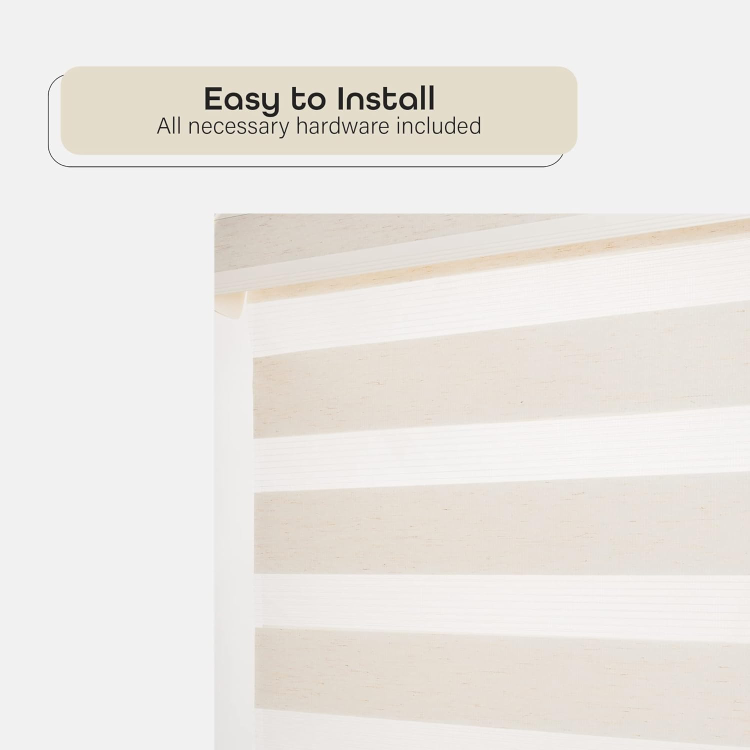 Cordless Celestial Sheer Double-Layered Window Roller Shade – 33 Inch Width X 72