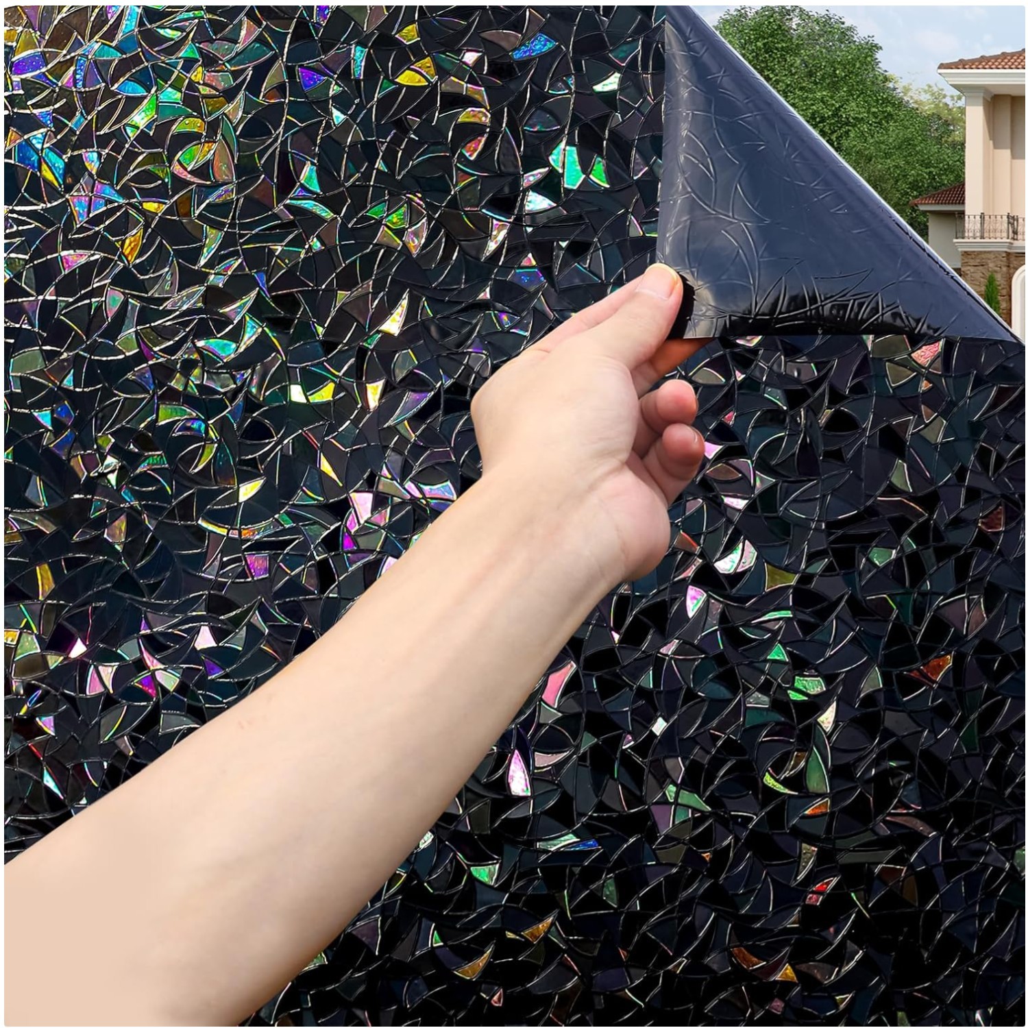 Total Blackout Window Film with Installation Tools