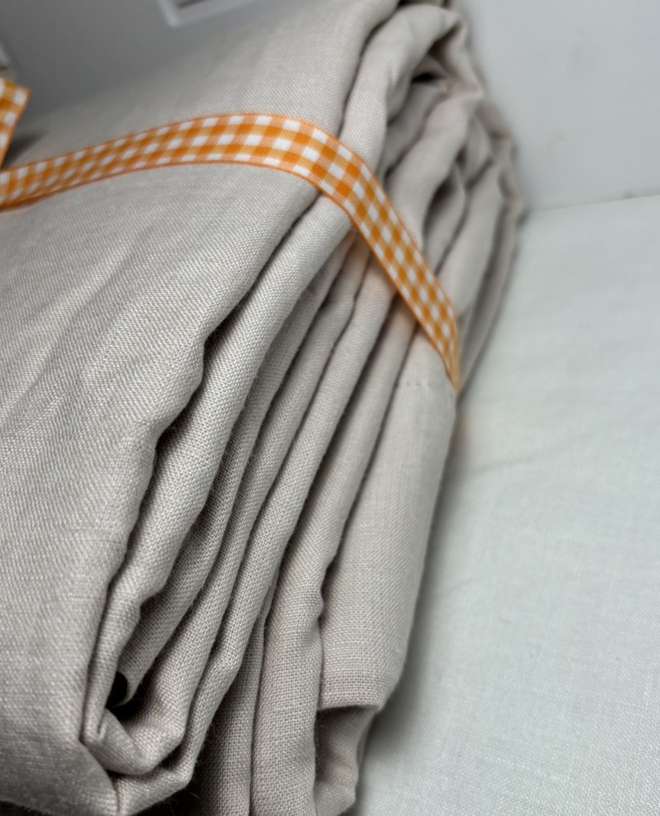Pottery Barn Belgian Flax Linen Blackout Curtain ~ 50×96 ~ Rosewater