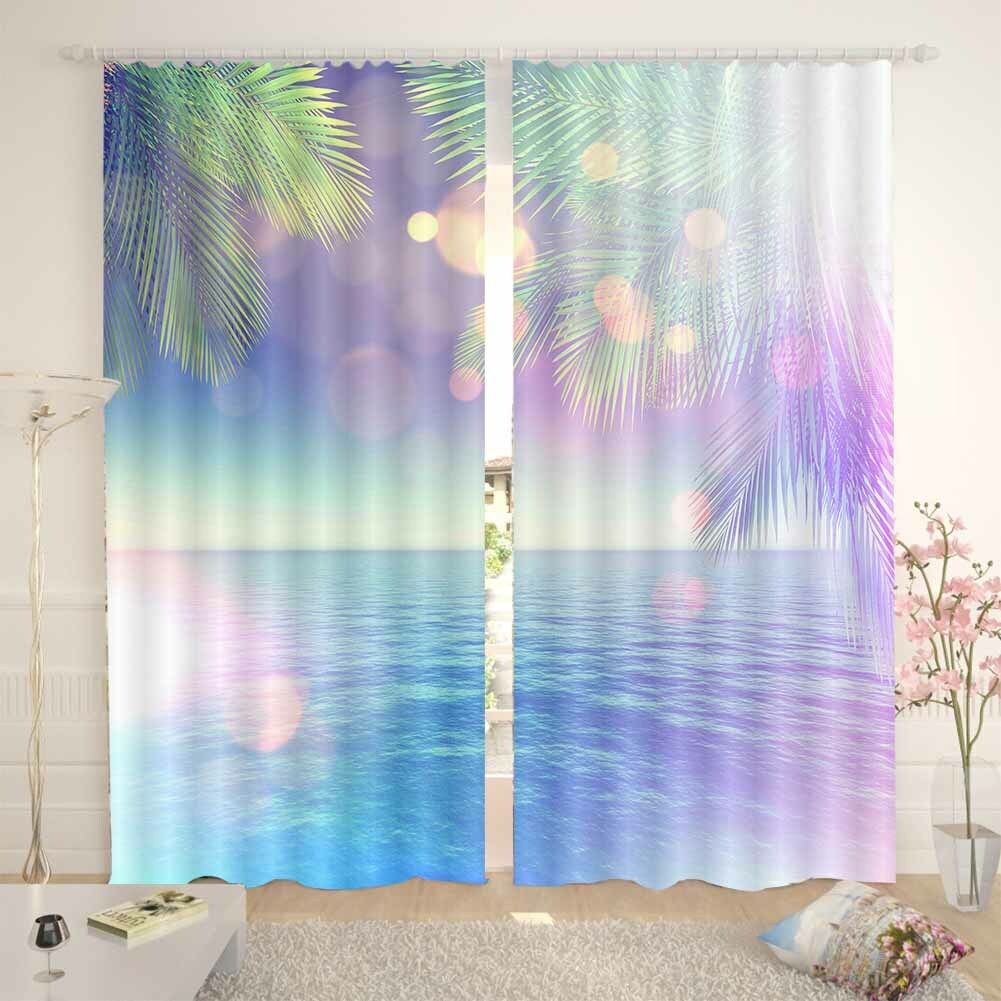 Hallucinogenic Dreams 3D Blockout Photo Print Curtain Fabric Curtains Window