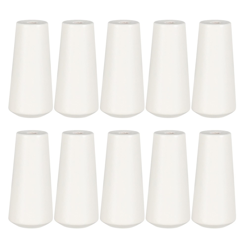 10 Pcs Wooden Blind Cord Pull Tassels White Cone Shape Window Blinds