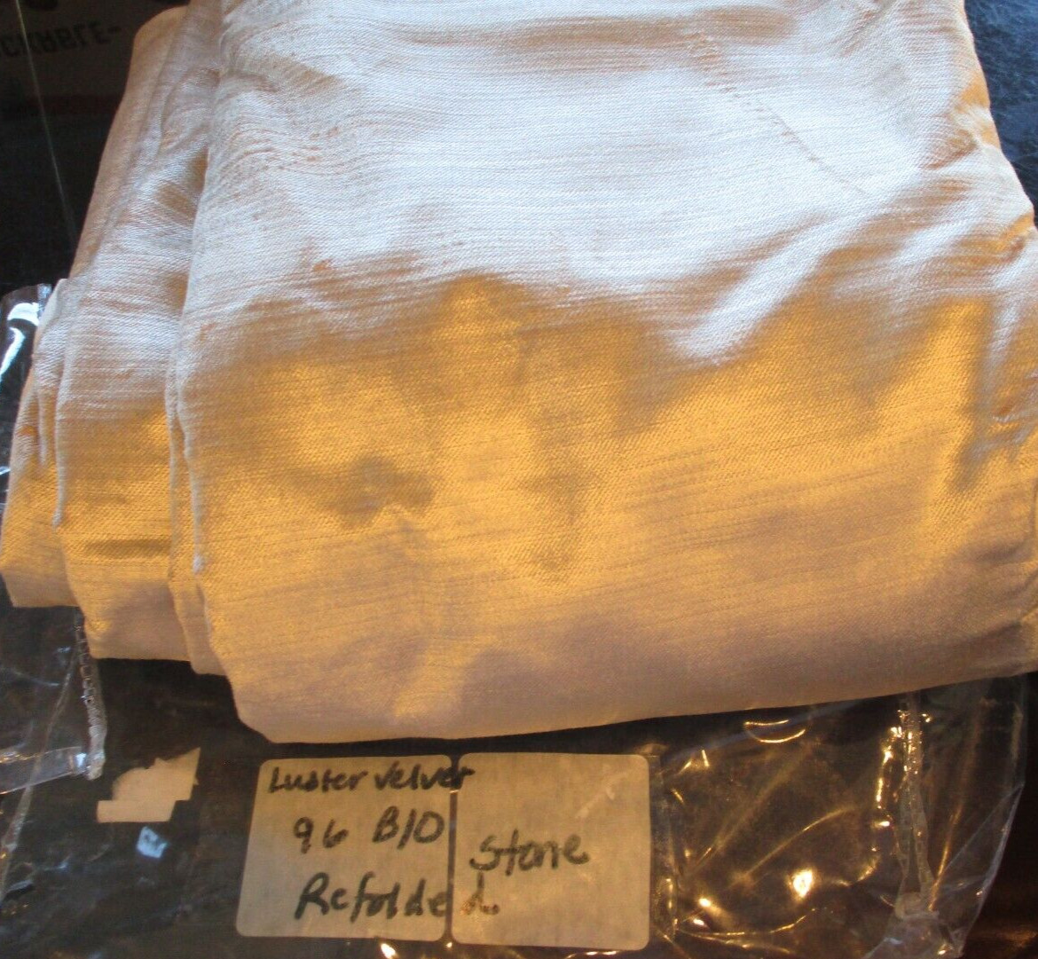 1 West Elm cotton Luster Velvet drape panel curtain 48 96 stone blackout New