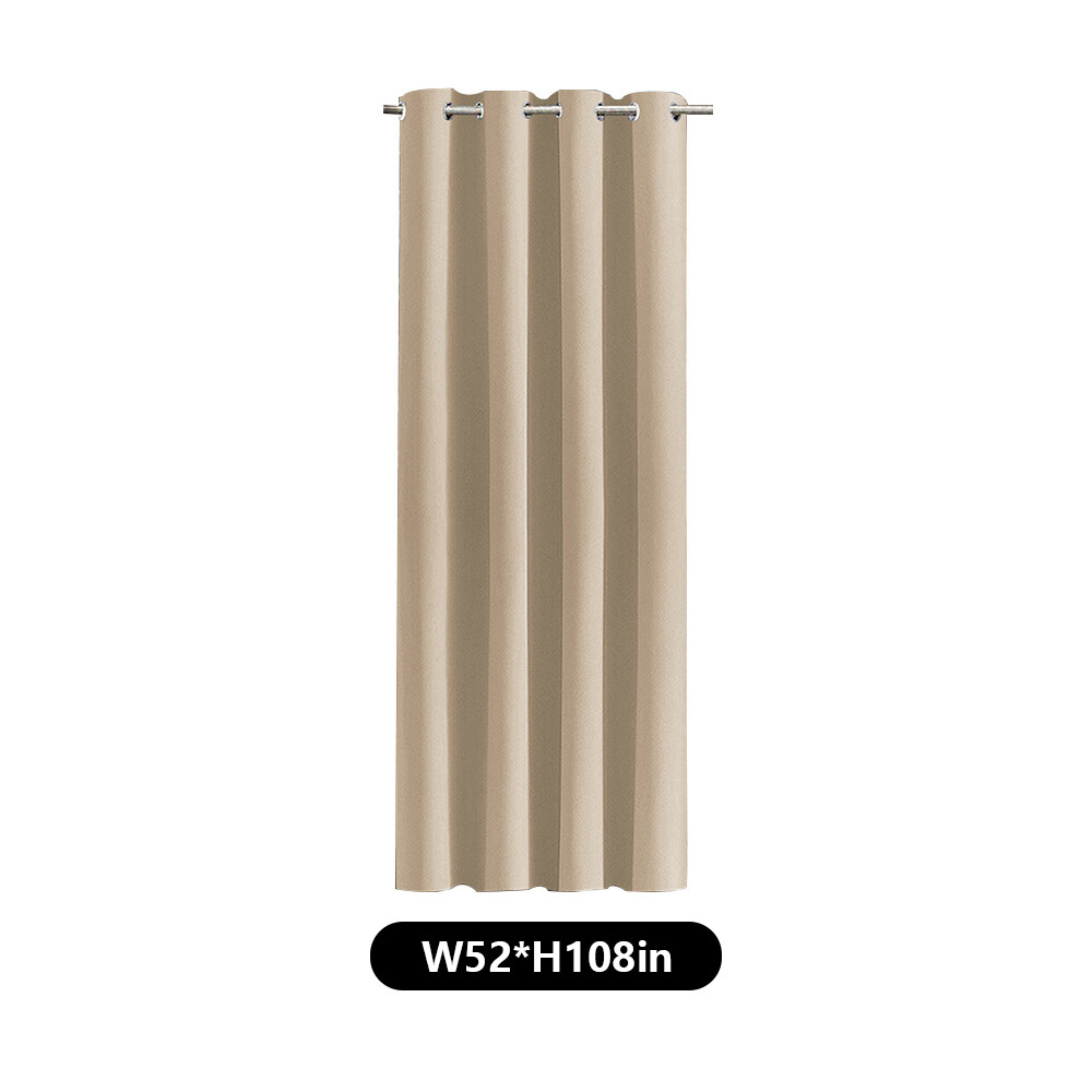 Waterproof Indoor/Outdoor Curtains for Patio Balcony Privacy Blackout Curtains