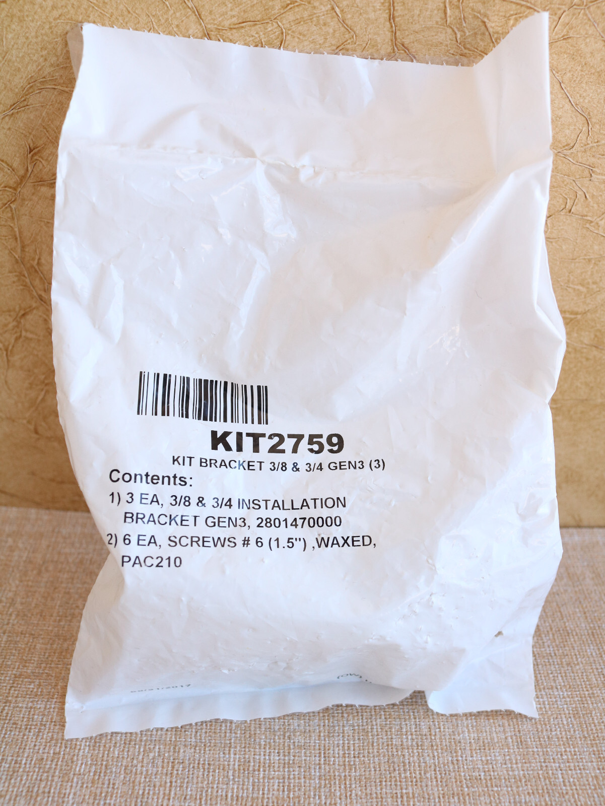 Hunter Douglas Duette Cellular Cell Shade Brackets 3/8 & 3/4 Inch KIT2759