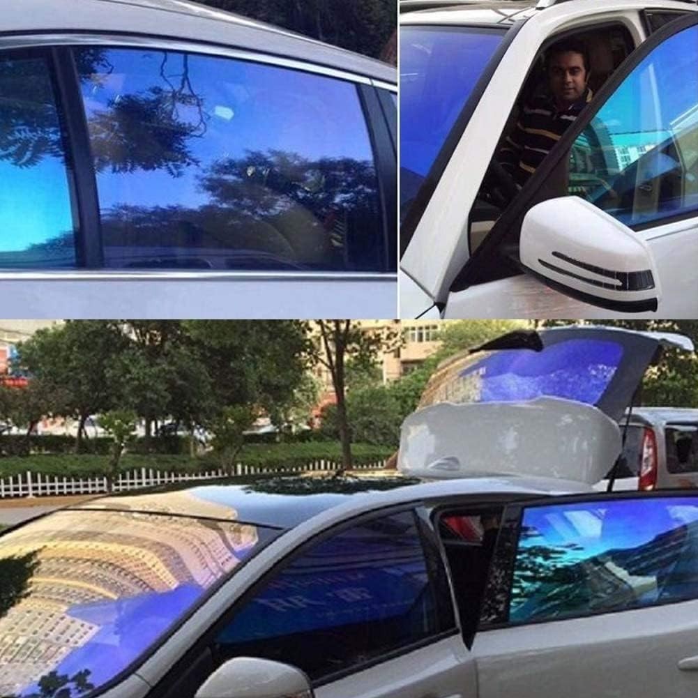 Chameleon Window Tint Film for Cars, Car Window Tint Dark Blue Solar Protecti…