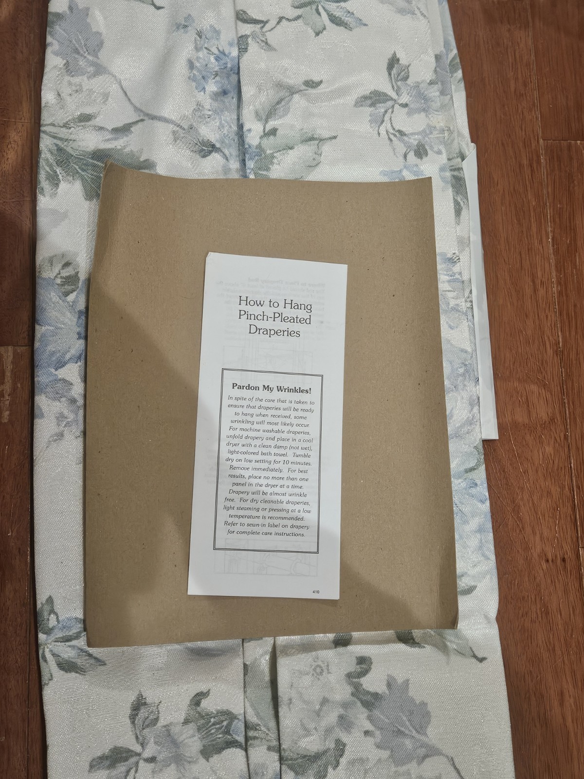 Vtg JCPenney Set Spring Mist 2 Set Curtain Panels 48″W x 84″ L W/Blouson Valance