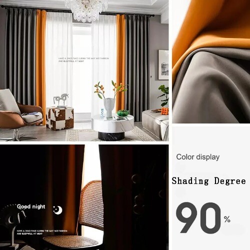 Light Luxury Blackout Curtains Large Area Room Curtain Drape High Shading 90%