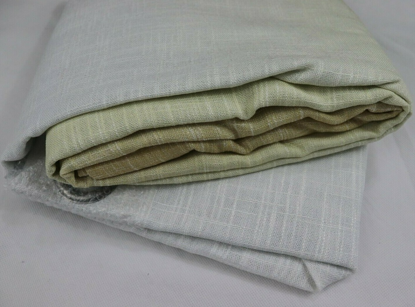 JCP Sullivan Ombre 50 x 108 Yellow Ivory Wheat Blackout Grommet Curtain Panel
