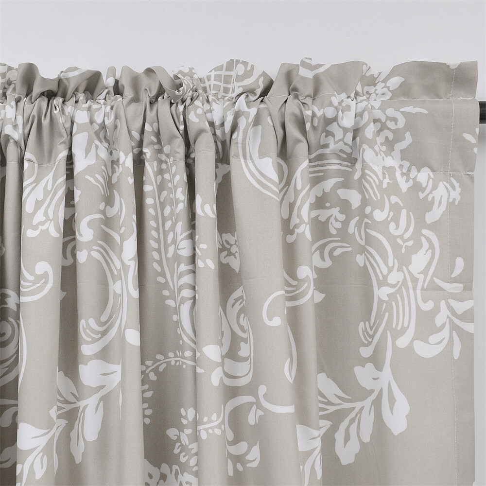 La Boheme Print Microfiber Curtains 2 Panel Set for Living Room Bedroom 60 x 84″