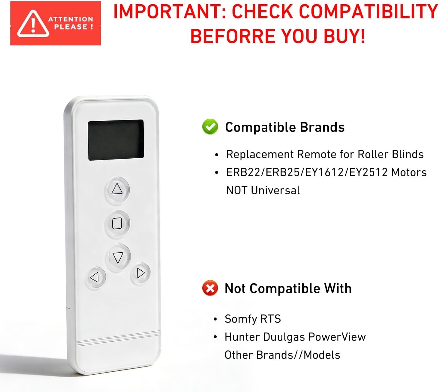14 Channel Controller for Roller Shades Remote Control for Motorized Windows …