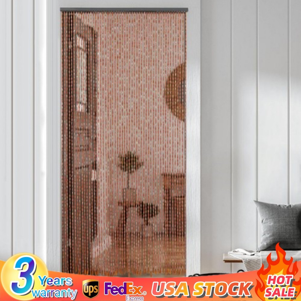 Beaded Curtain Door String Curtains for Doorways Tassels Beads Hanging Fringe