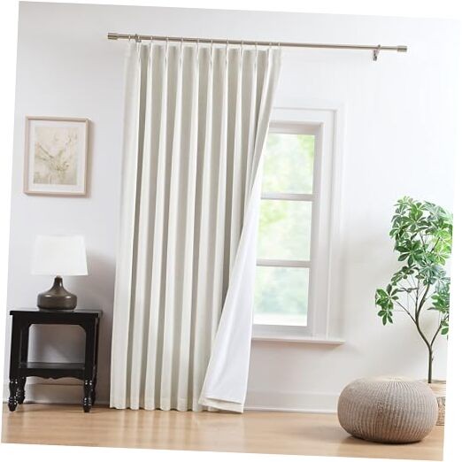 Bailey Pinch Pleated Blackout Curtains with 60″W x 84″L (Pack of 1) Natural
