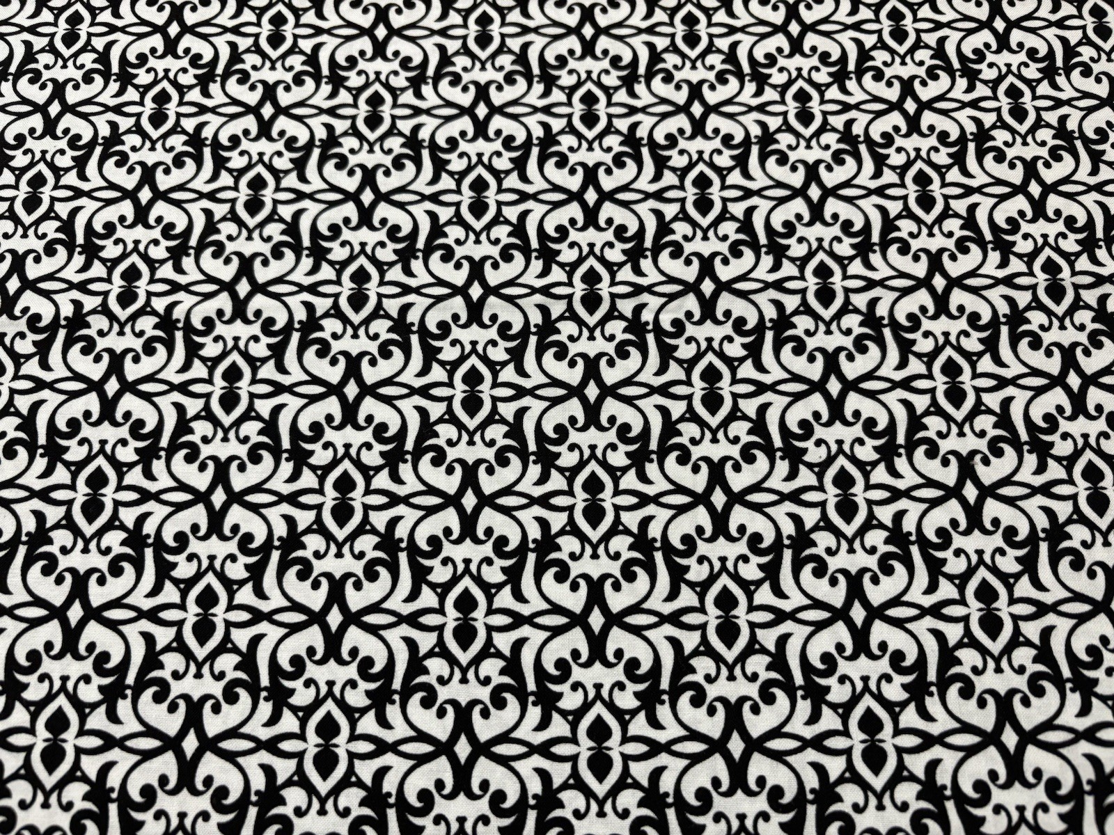 Black & White Scroll Window Curtain Valance Perfect for Any Room!