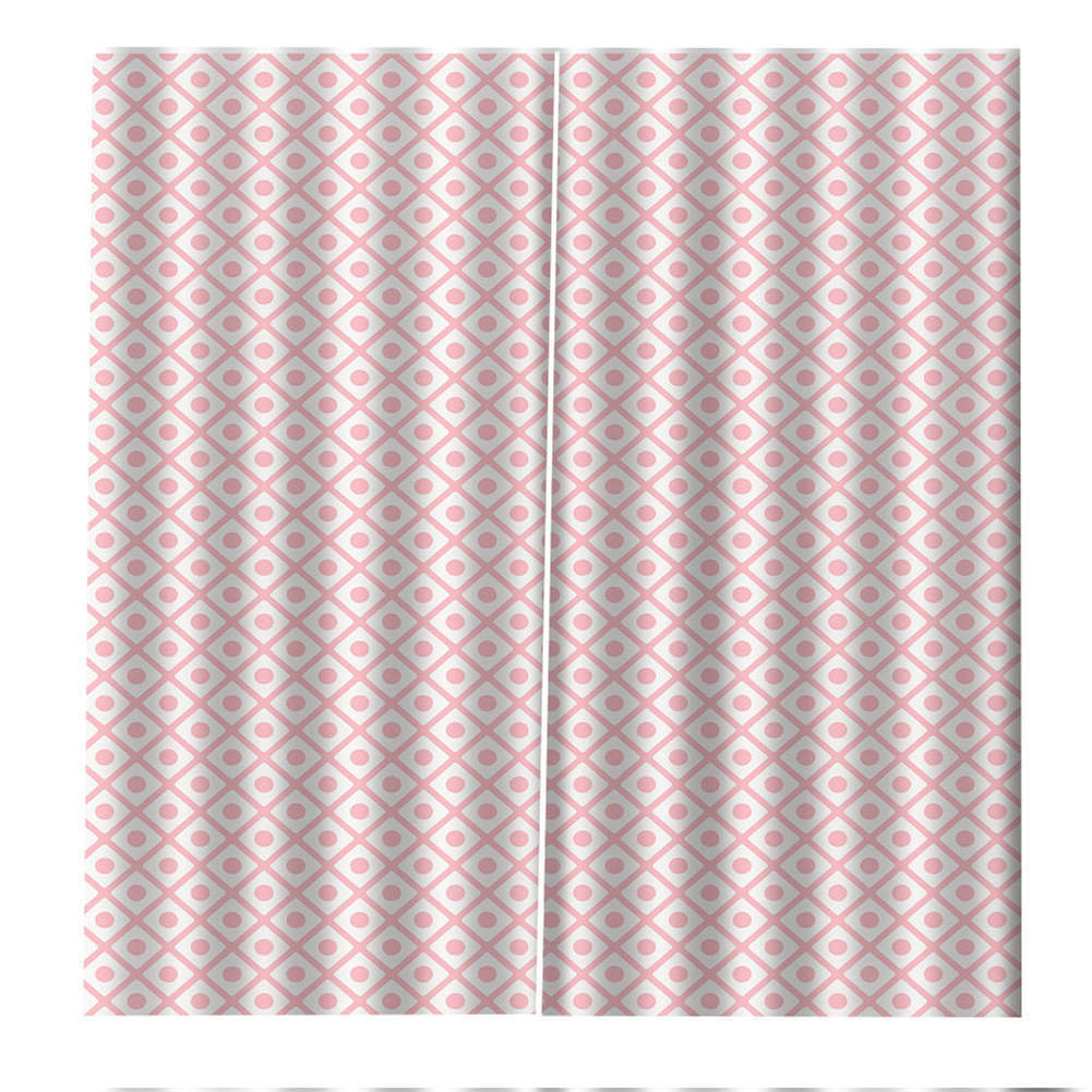 Color Orange Pure Adjustment Printing 3D Blockout Curtains Fabric Window