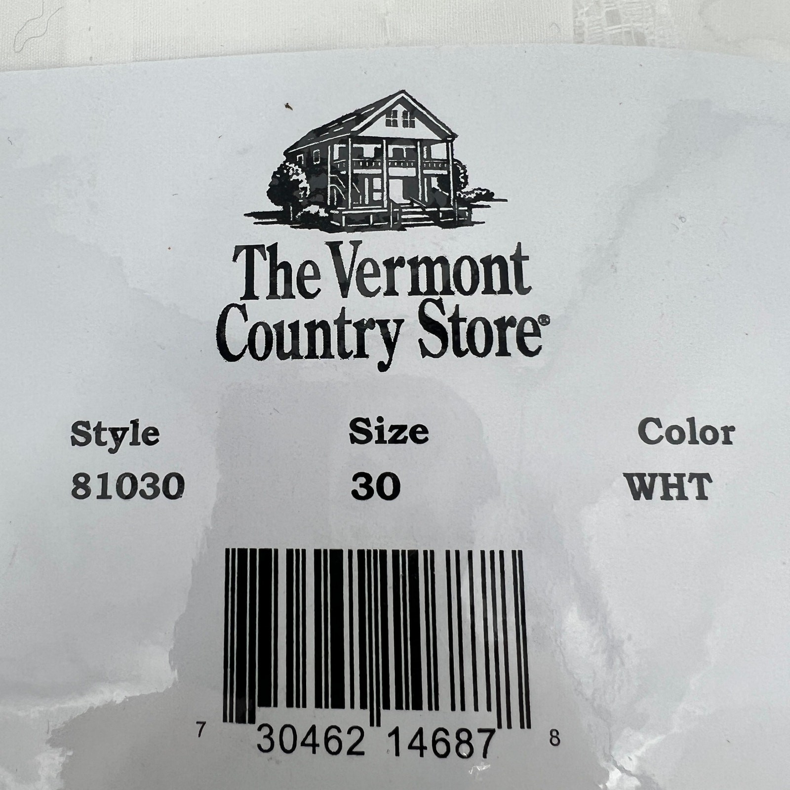 The Vermont Country Store 81030 Pocket Rod Tier Curtains (Pair) 44″X30″ Lace