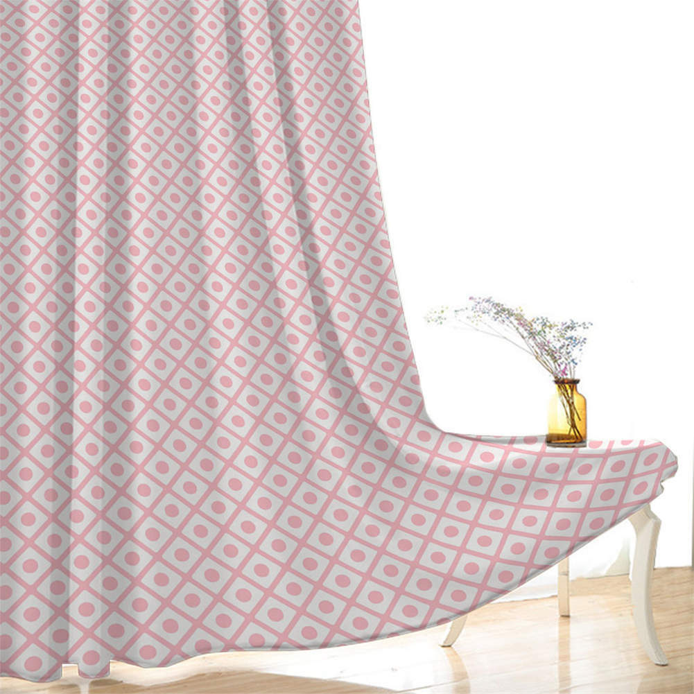 Color Orange Pure Adjustment Printing 3D Blockout Curtains Fabric Window