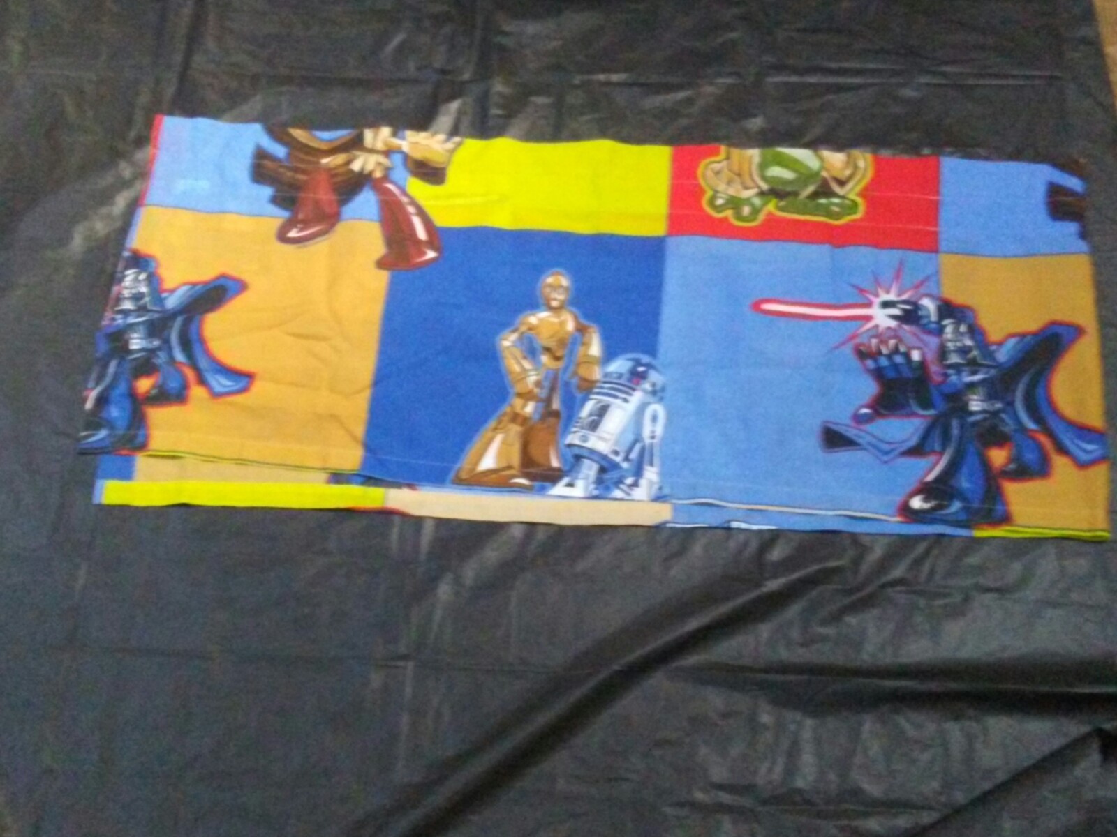 Star Wars Characters Window Valance 83.5″x 16.5″ MultiColored by Dan Rivers USA