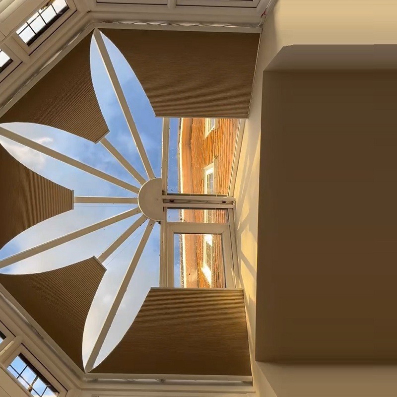Trapezoid Blinds Irregular Triangle Slant Slope Cellular Shades KARLLEO-US260612