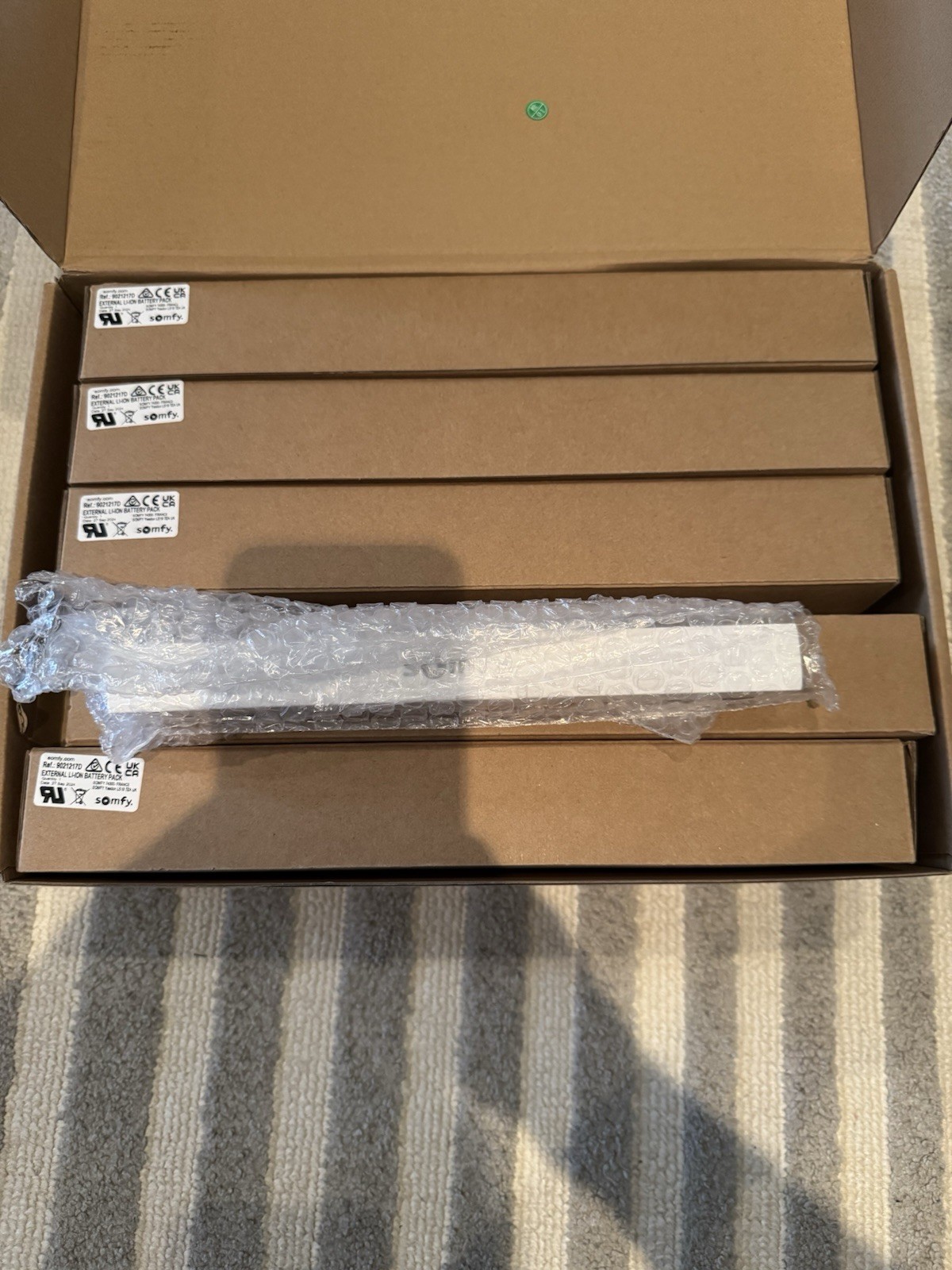 Somfy #9021217D External Li-Ion Battery Pack. PRICE PER UNIT!