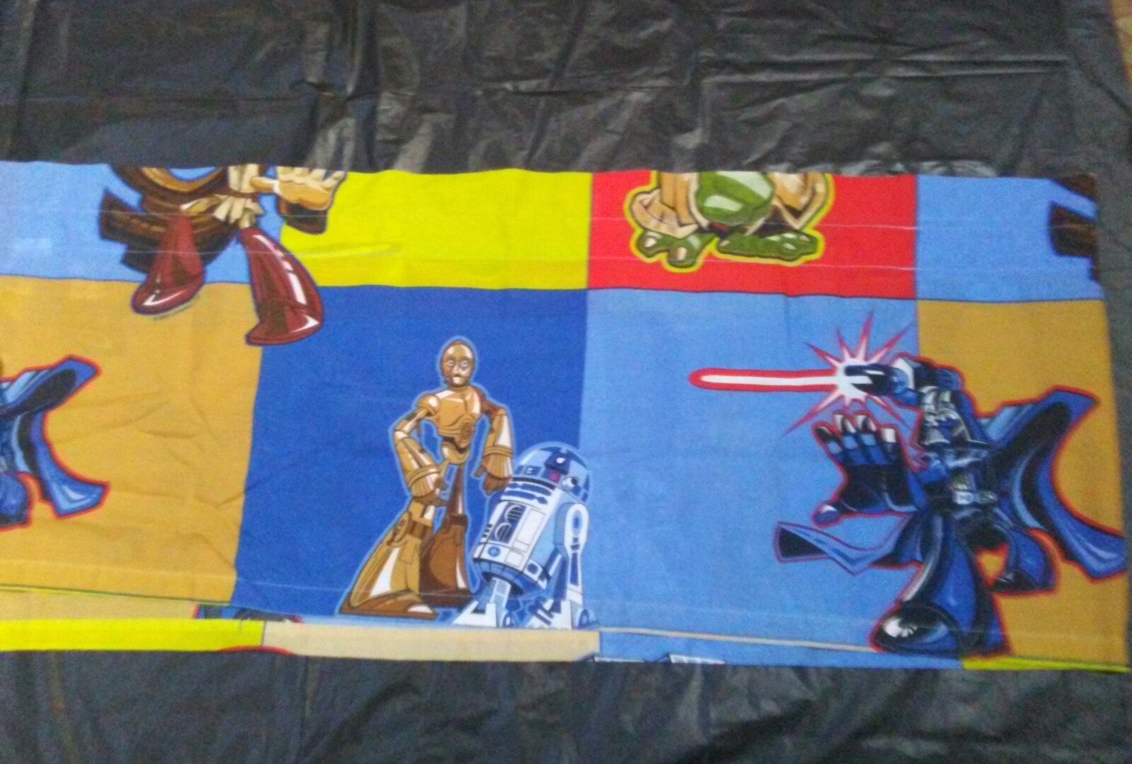 Star Wars Characters Window Valance 83.5″x 16.5″ MultiColored by Dan Rivers USA