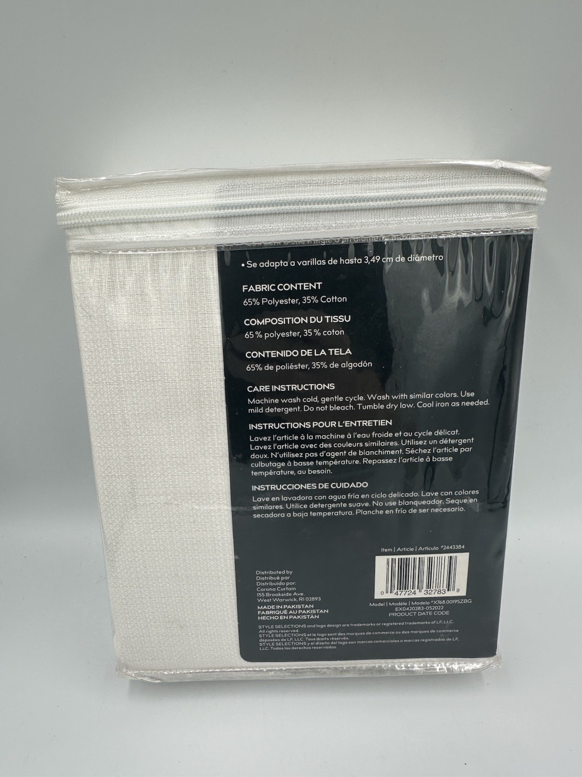 Style Selection | Delmar | Light Filtering | 50x95in | #2443384