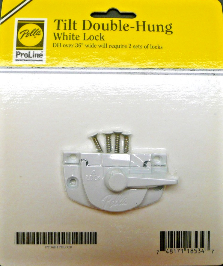 Pella Window Locks White ProLine Double-Hung Window Hardware New 748171185347