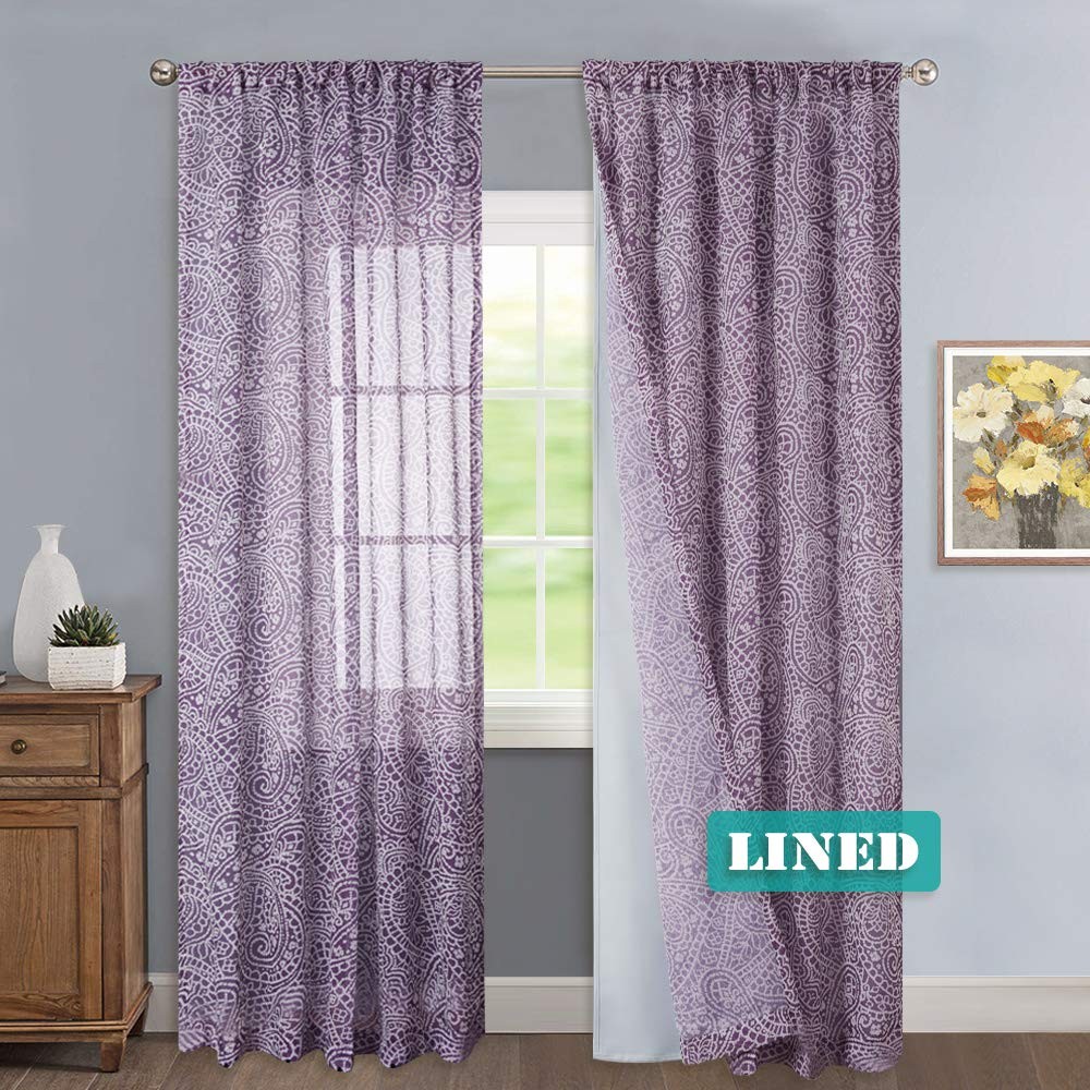 Thermal Insulated Blackout Liner Black Out Curtain Liners For 84 Inches Drapes L