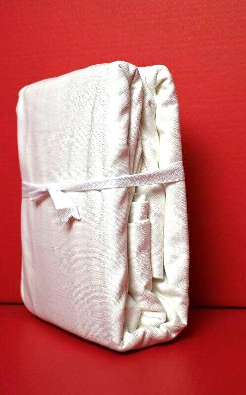 Pottery Barn Broadway Unlined Curtains Set of 2, 50″ x 108″ Ivory Nwt