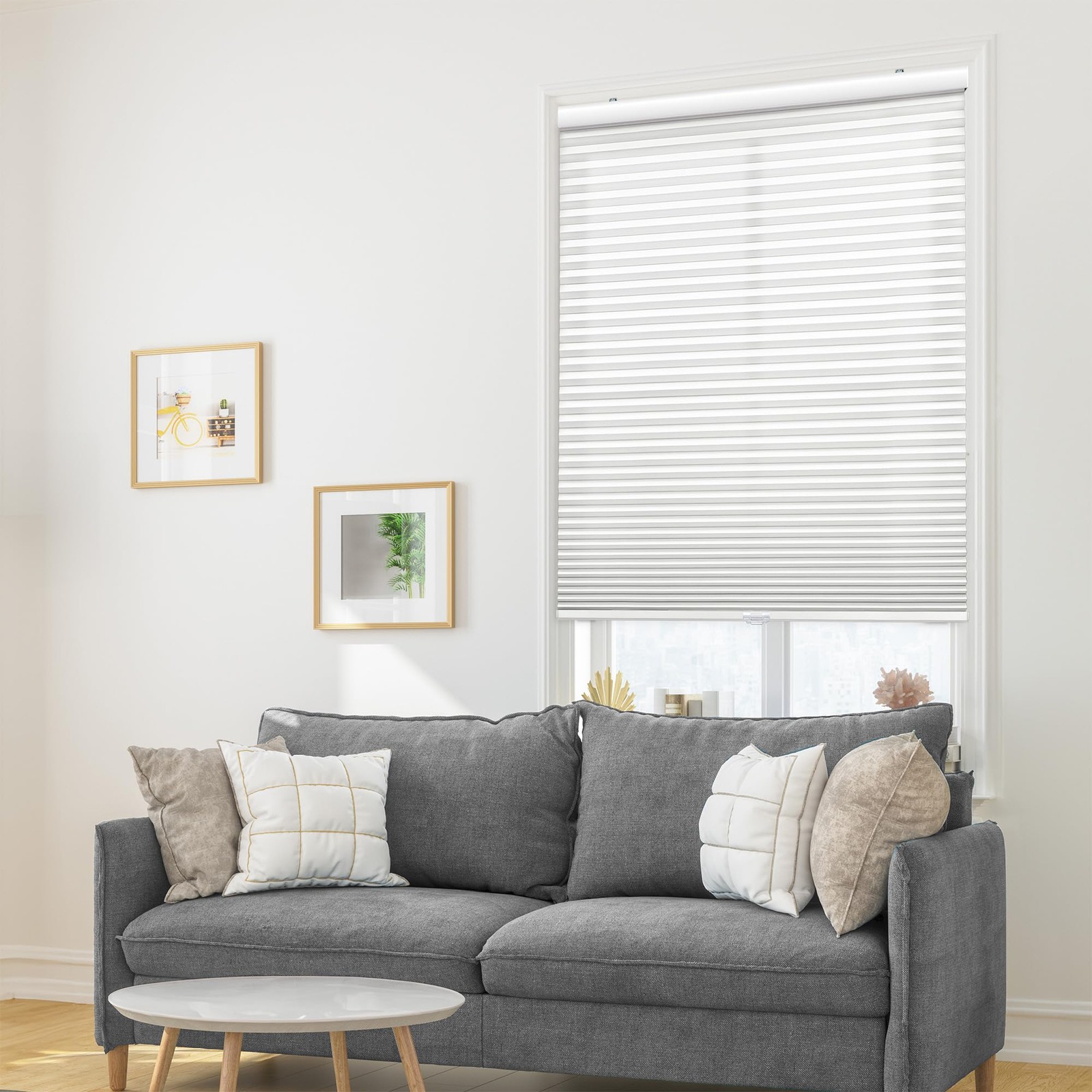 Dez Furnishings Cordless 1 Signature Light Filtering Cellular Shade 48 W X 60 H