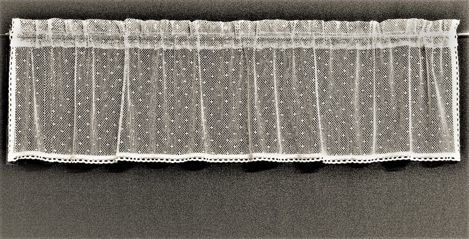 Heritage Lace Ivory Point D’esprit Lace Window 15″ Valance or 82″ Panels