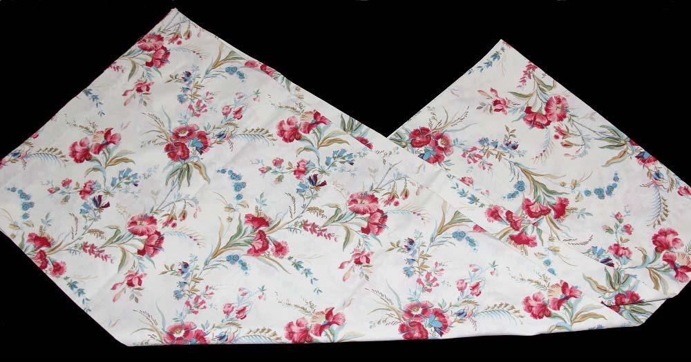 VTG? Laura Ashley FARMHOUSE Iris Floral Cottage Chic Valance 85″ x 17.5″ NWOT